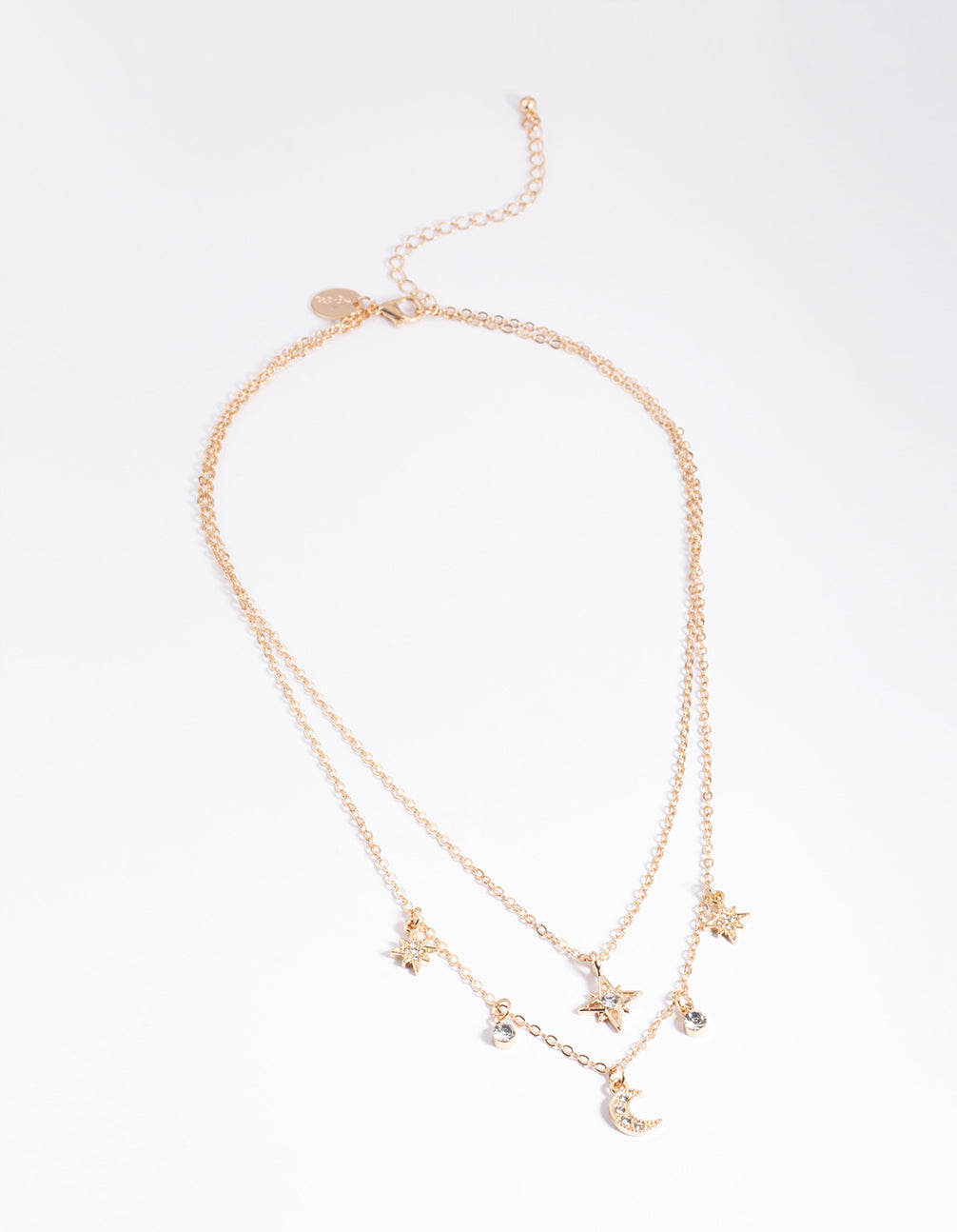 Gold Diamante Celestial Statement Necklace