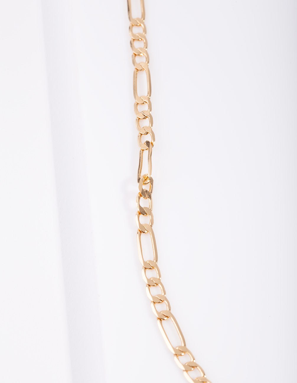 Gold Plated 60cm Figaro Necklace