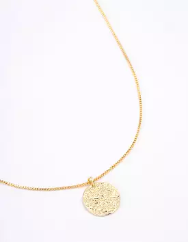 Gold Plated Angel Pendant Necklace