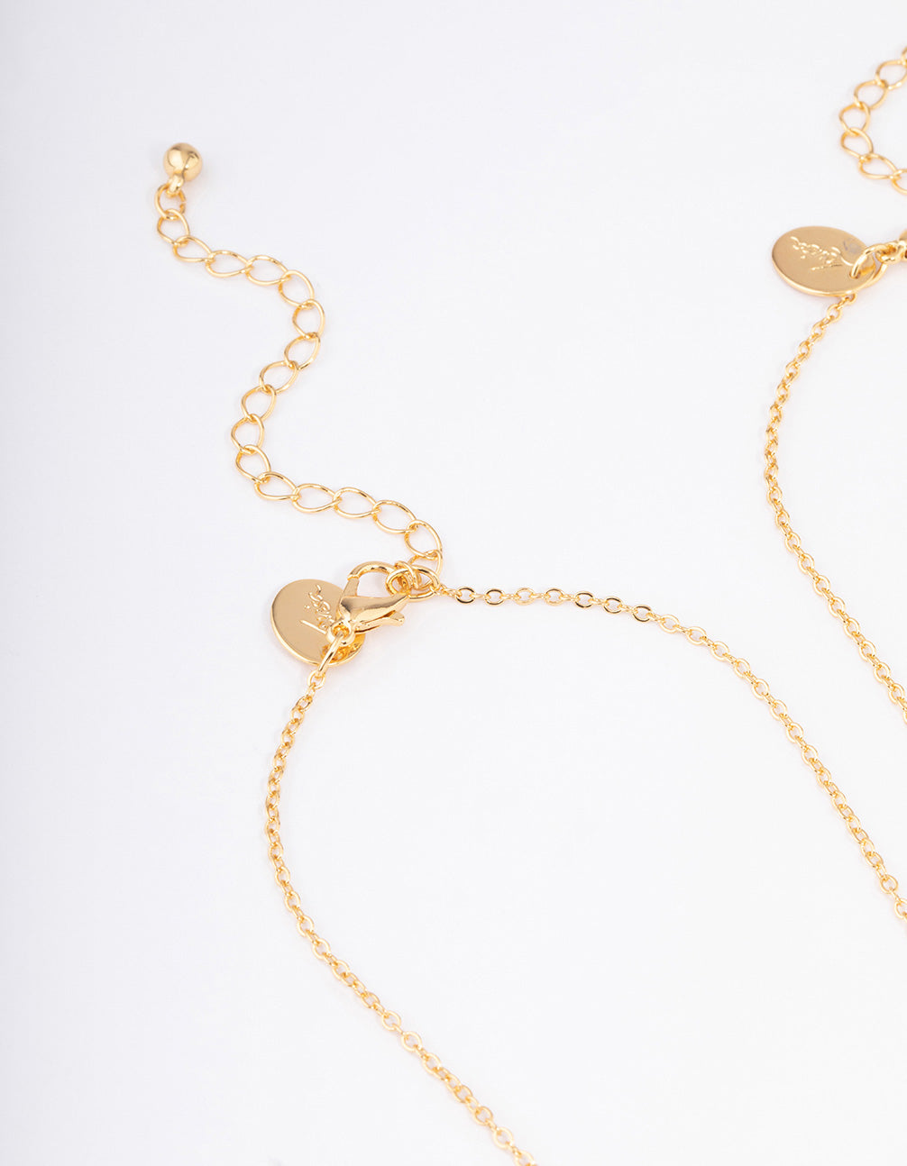 Gold Plated Circle & Heart Locket Necklace Pack