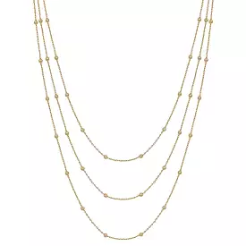 Gold Simple Layered Necklace