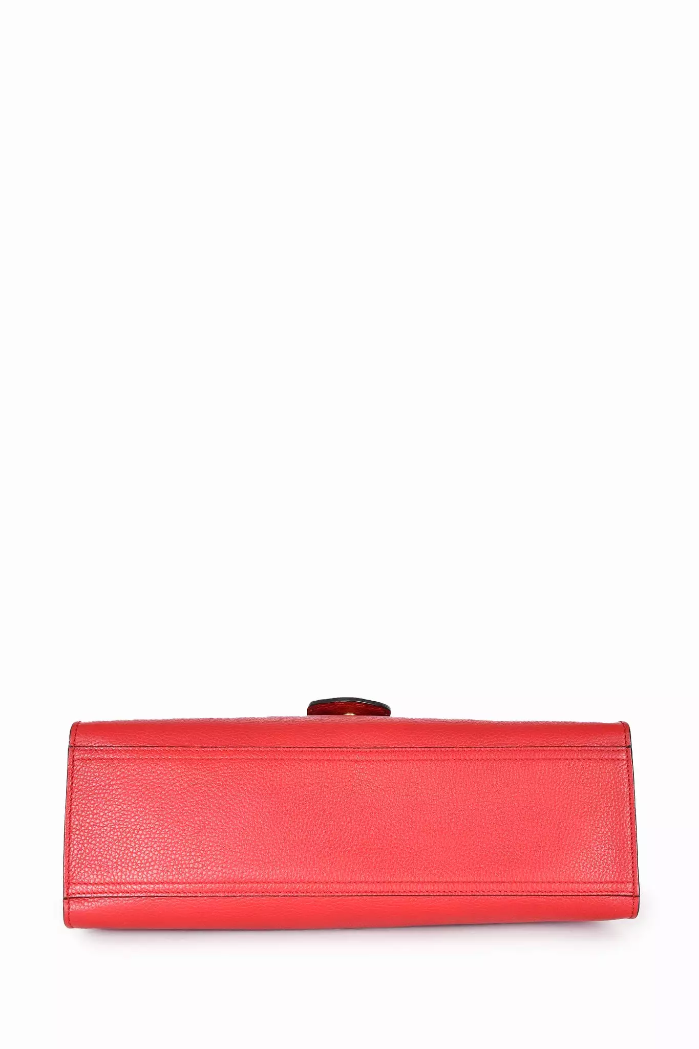 Gucci Red 'GG' Marmont Animalier Top Handle Bag