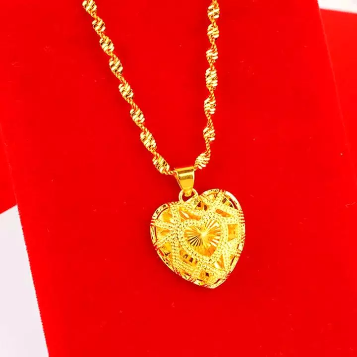 Heart Necklaces For Women Girls Jewellery Gifts Love Charm Pendant Chain Bridal S4608027