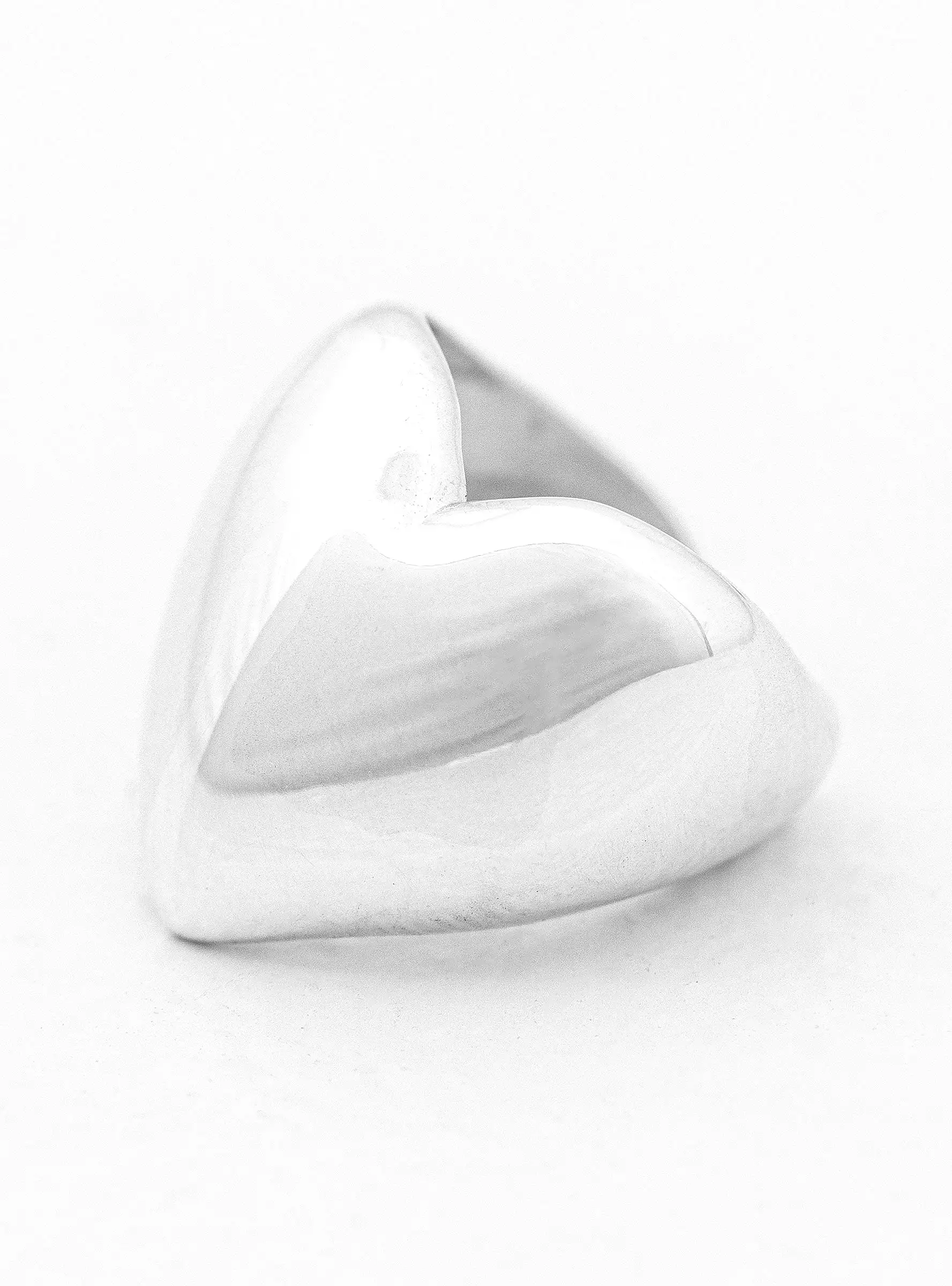 Heart Silver Earcuff