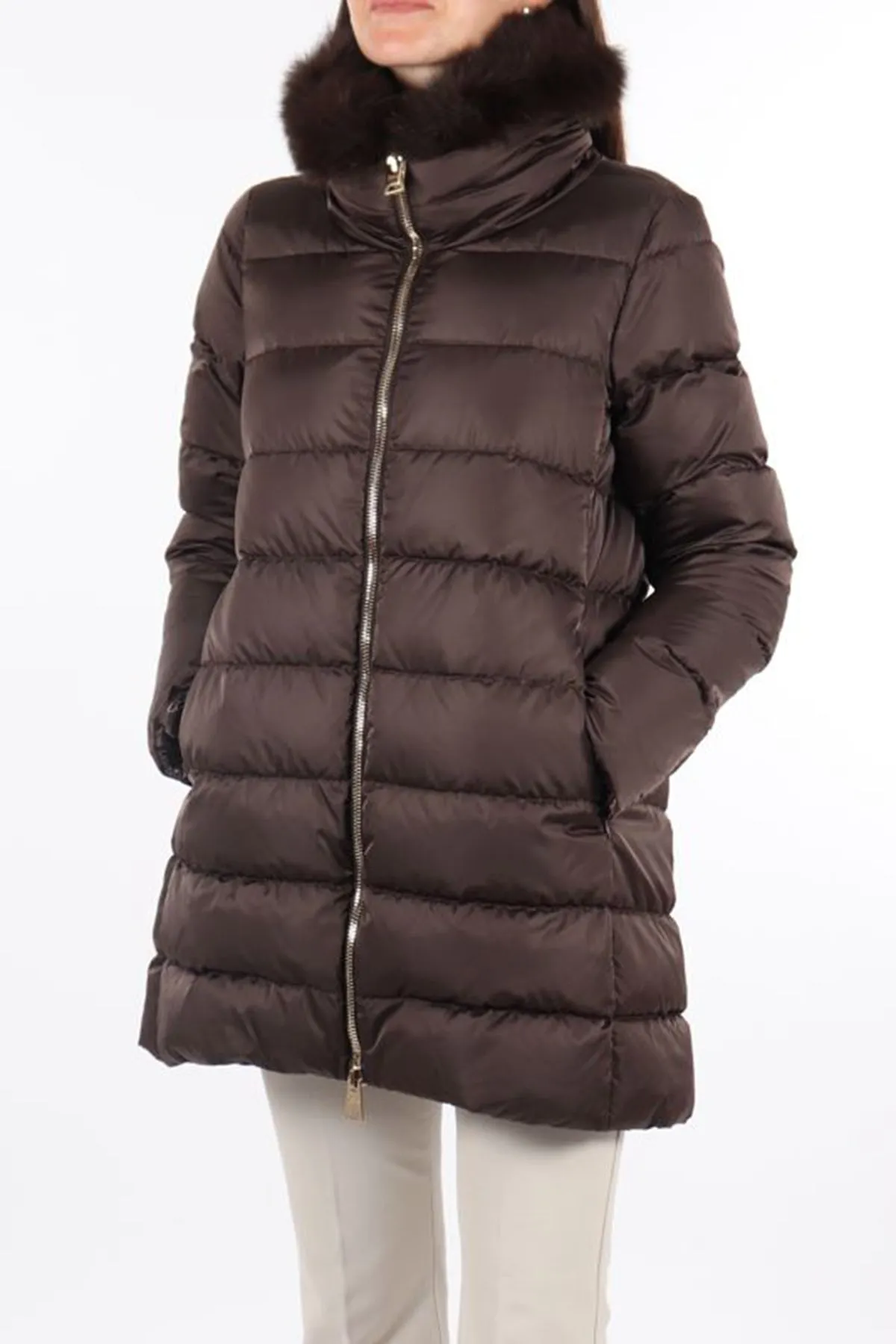 Herno Polar-Tech Kürklü Yaka Puffer Mont