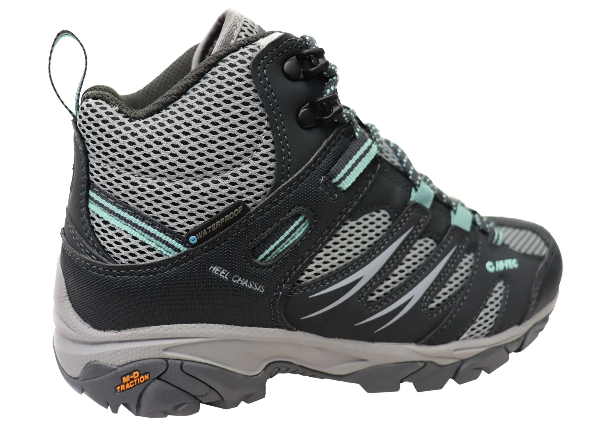 Hi Tec Womens Tarantula Mid Waterproof Comfortable Hiking Boots