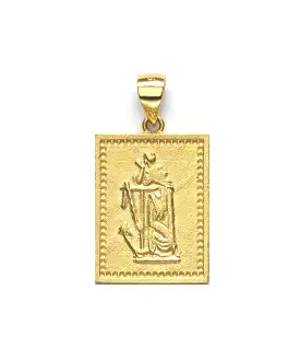 Hope & Faith Pendant, Gold