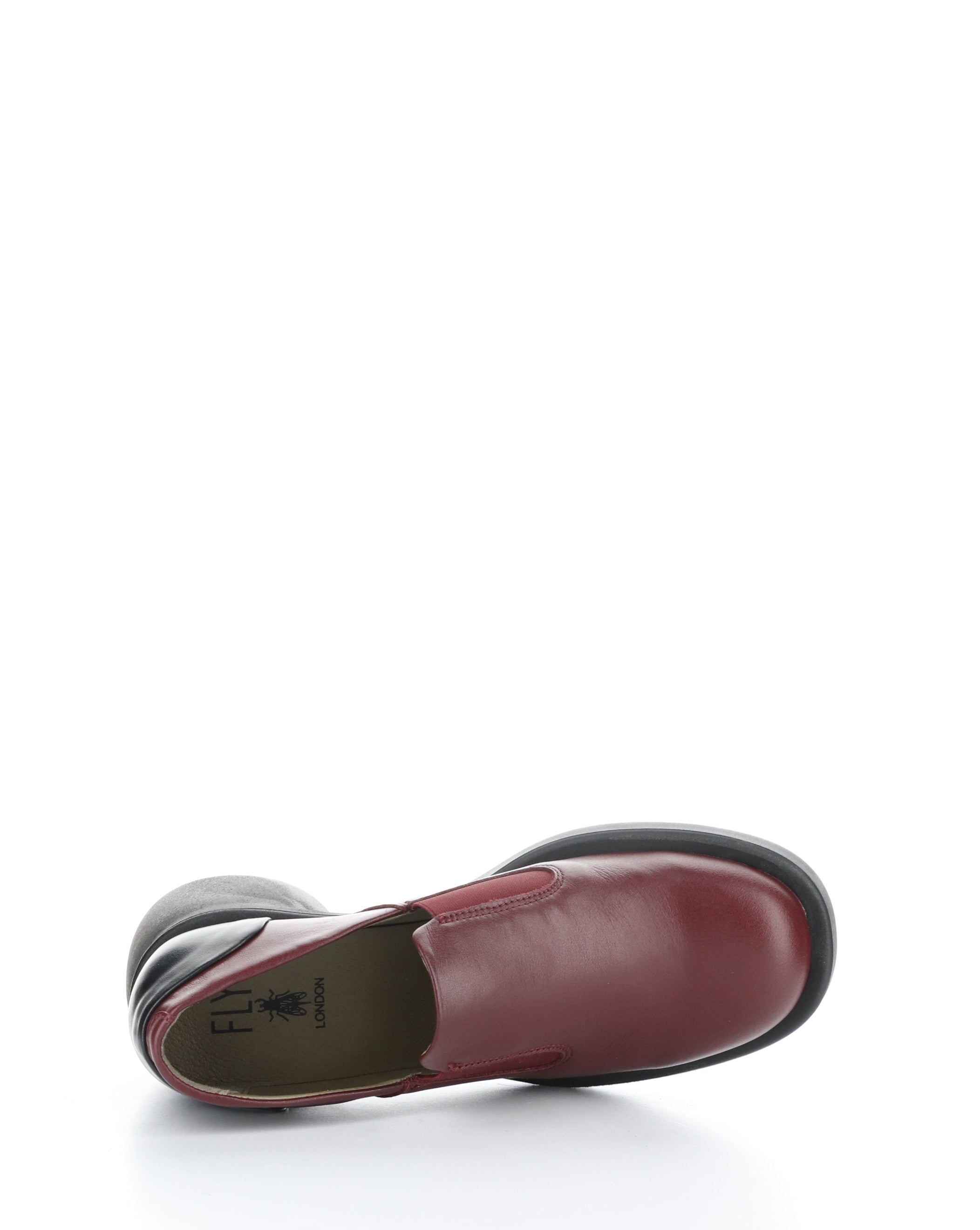 HUCH004FLY 003 WINE/BLACK Elasticated Shoes