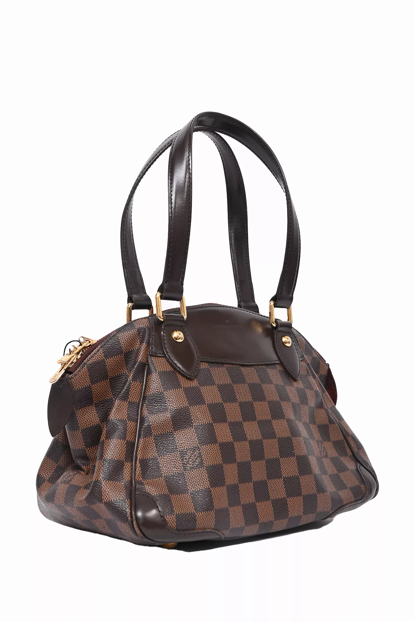 Louis Vuitton 2010 Damier Ebene 'Veron' Top Handle Bag