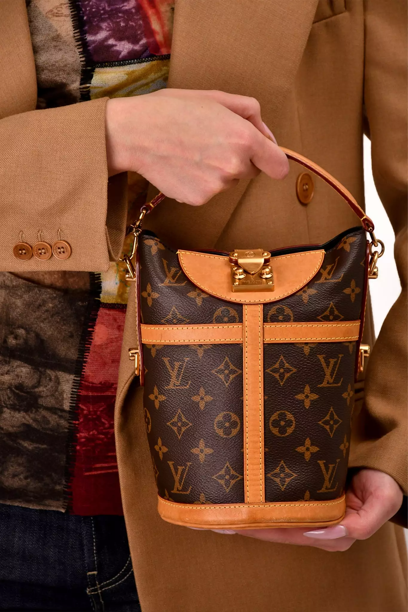 Louis Vuitton 2019 Monogram 'Duffle' Top Handle Bag with Strap