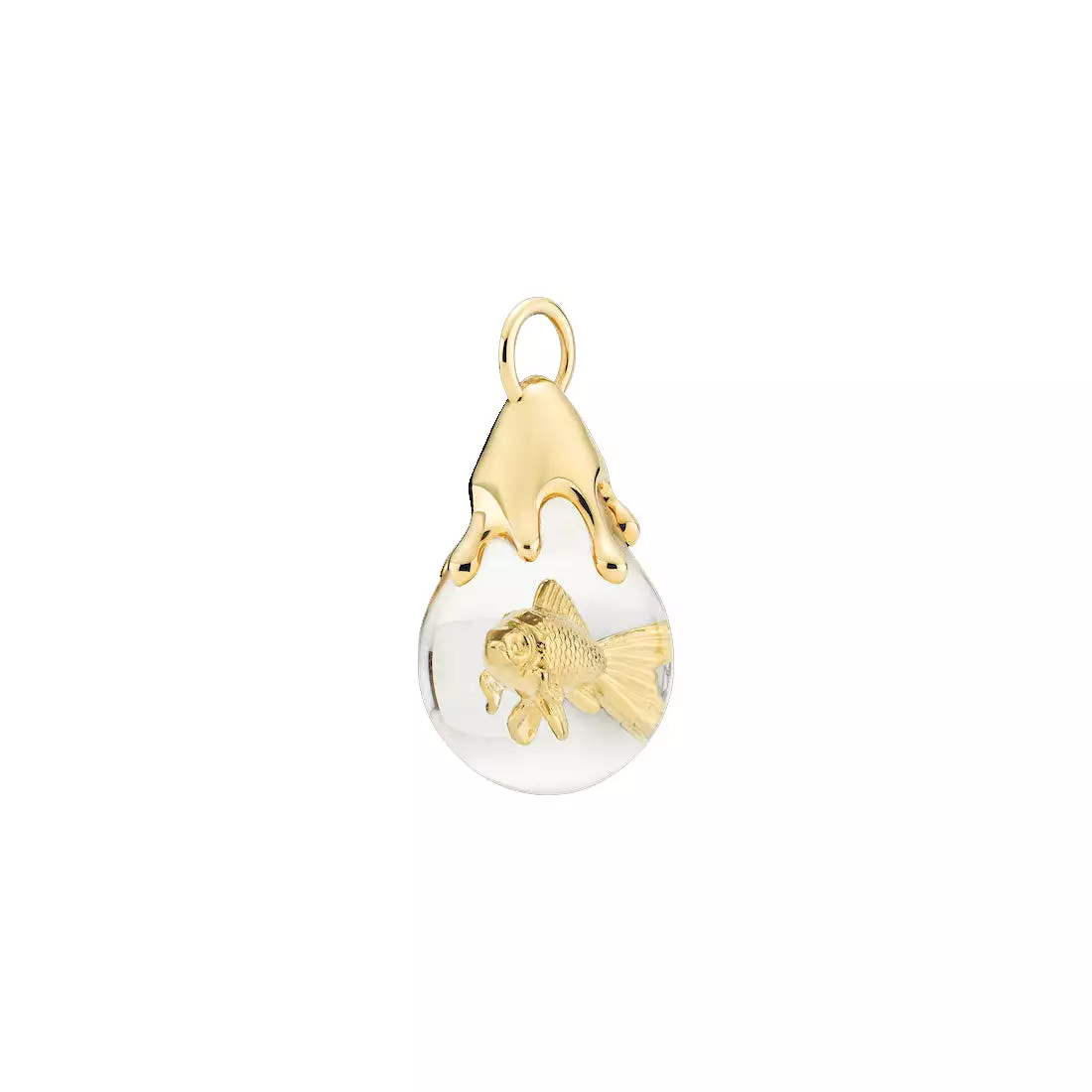 Marina Fish Charm, Gold