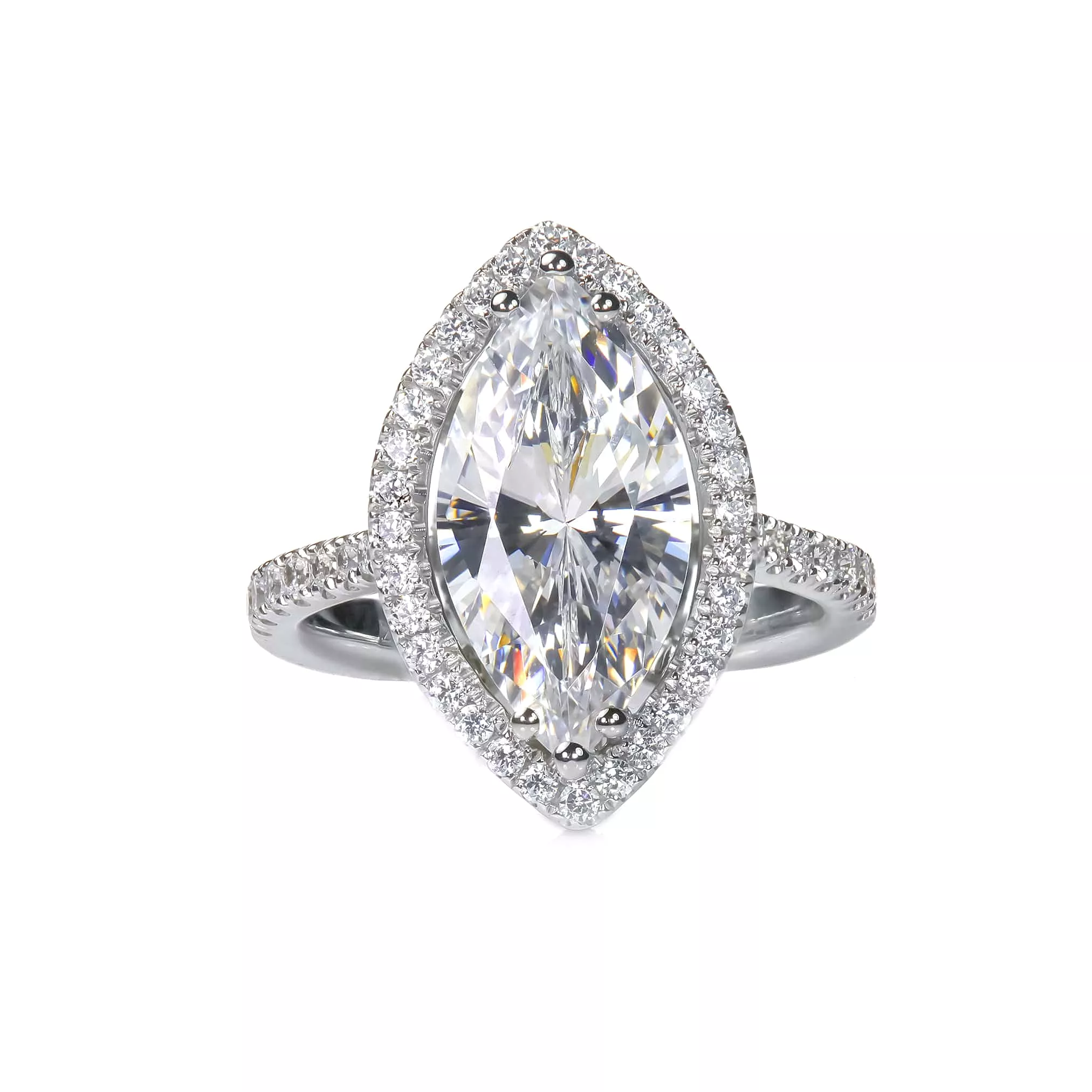 Marquise Diamond Engagement Rings