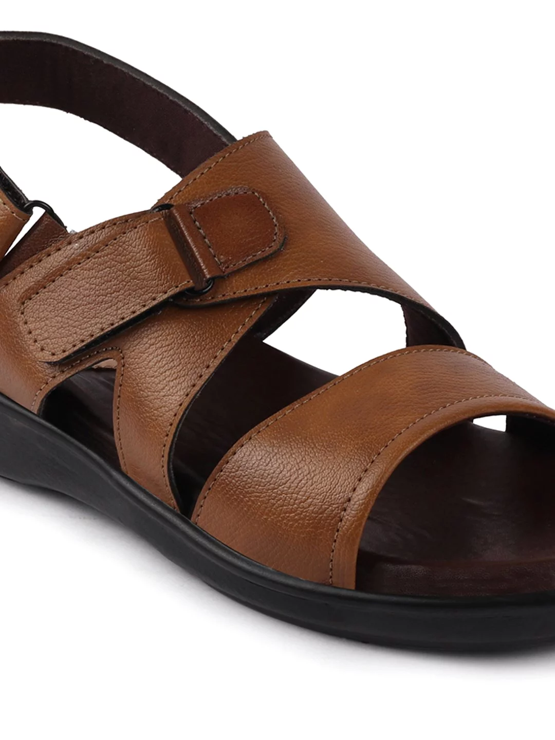 Men Tan Dress Sandals