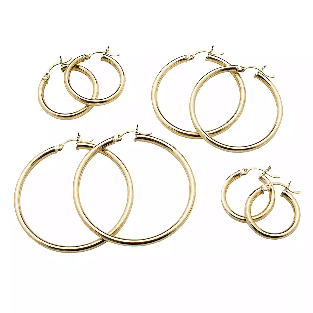 Mini Gold Hoop Earrings