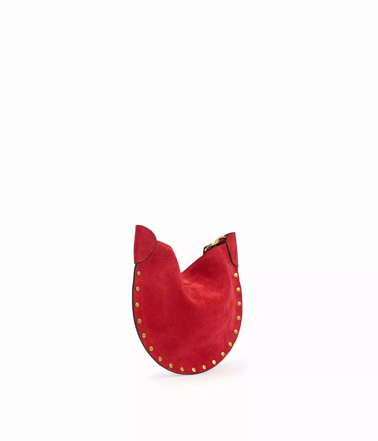 MINI MOON SOFT SHOULDER BAG- SCARLET