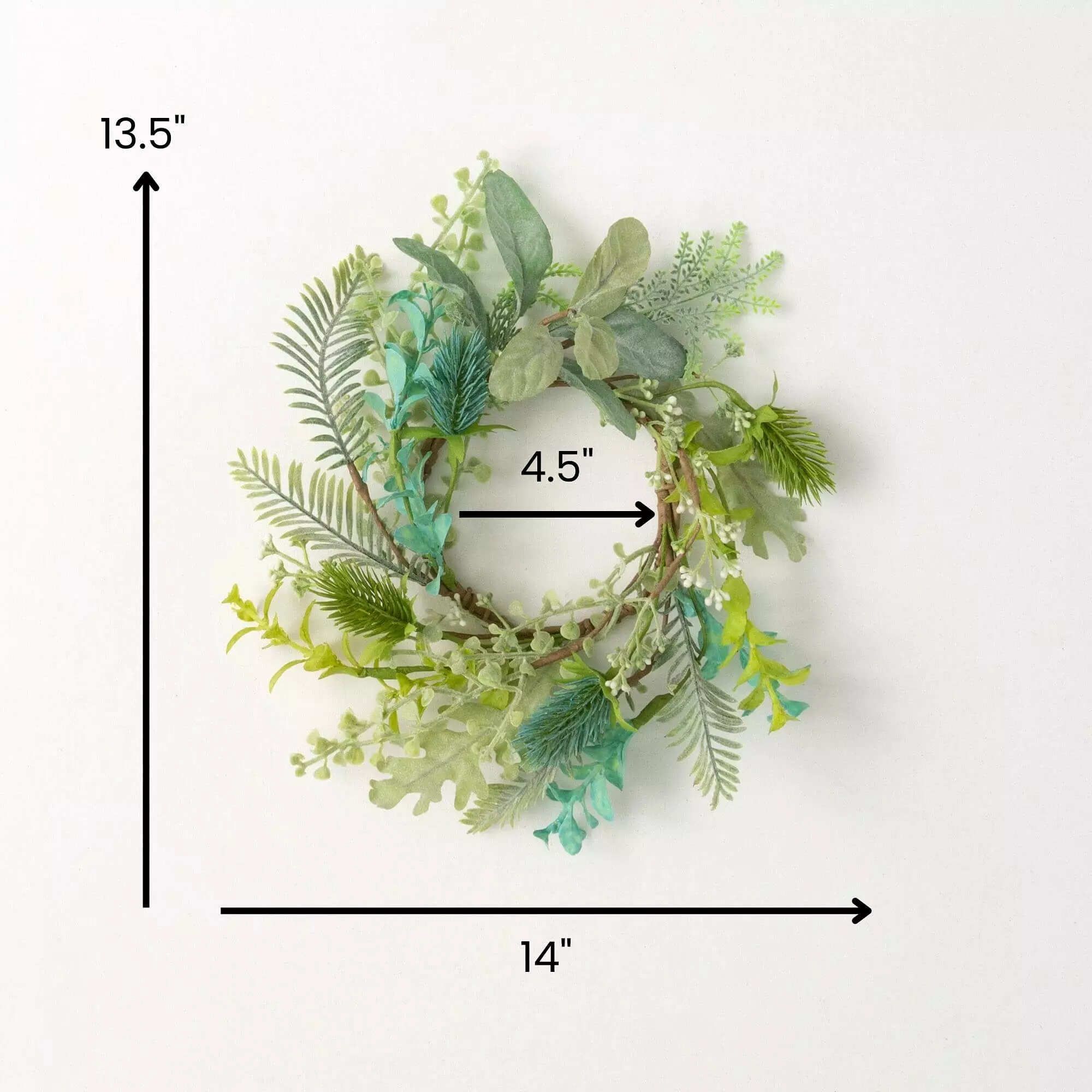 Mixed Botanical Mini Wreath