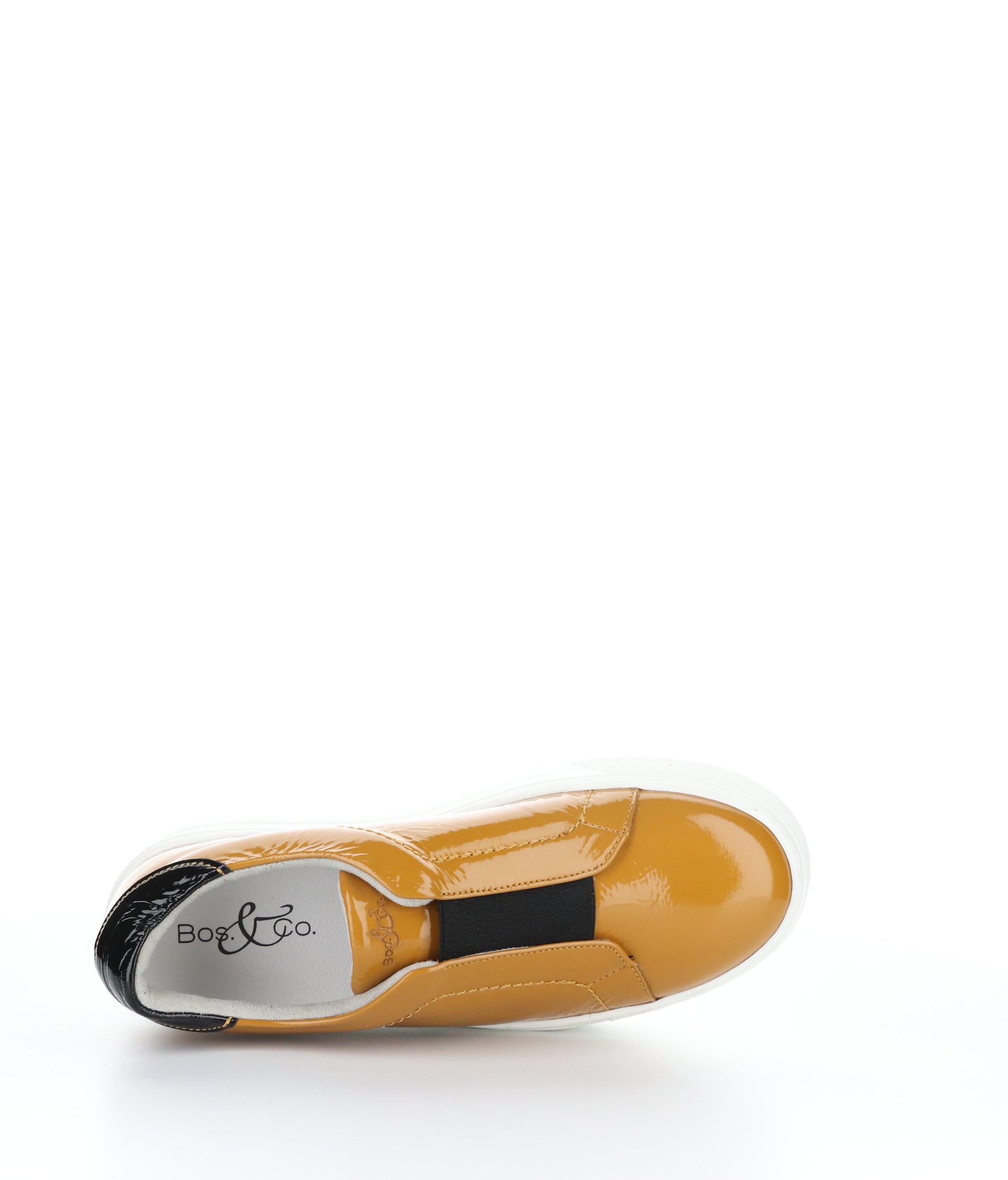 MONA OCHRE/BLACK Elasticated Shoes