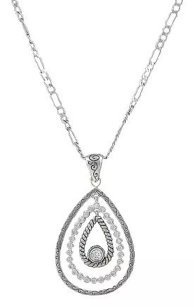 Montana Silversmiths - Hidden Treasure Raindrop Necklace