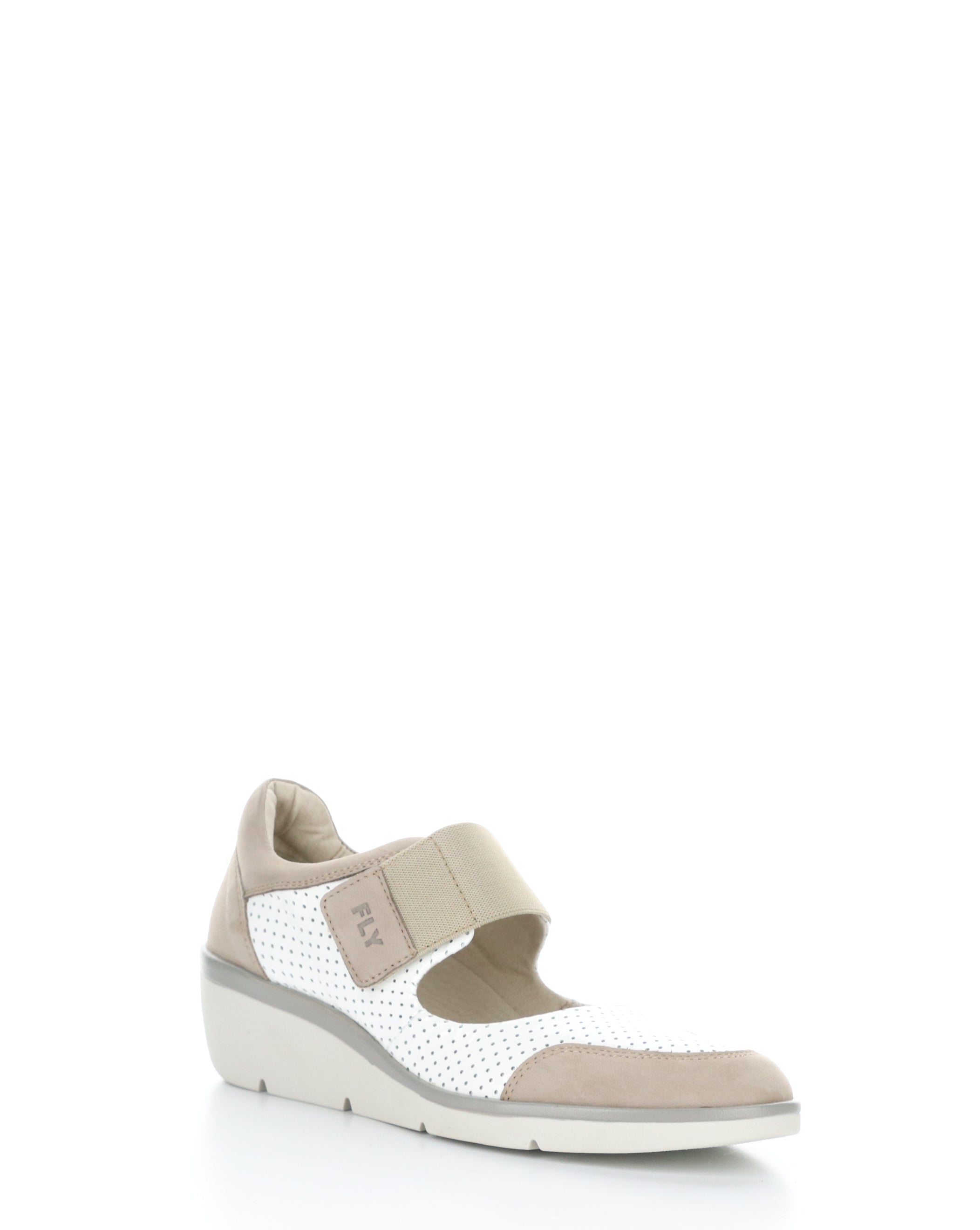 NAJE583FLY 001 CONCRETE/OFFWHT Velcro Shoes