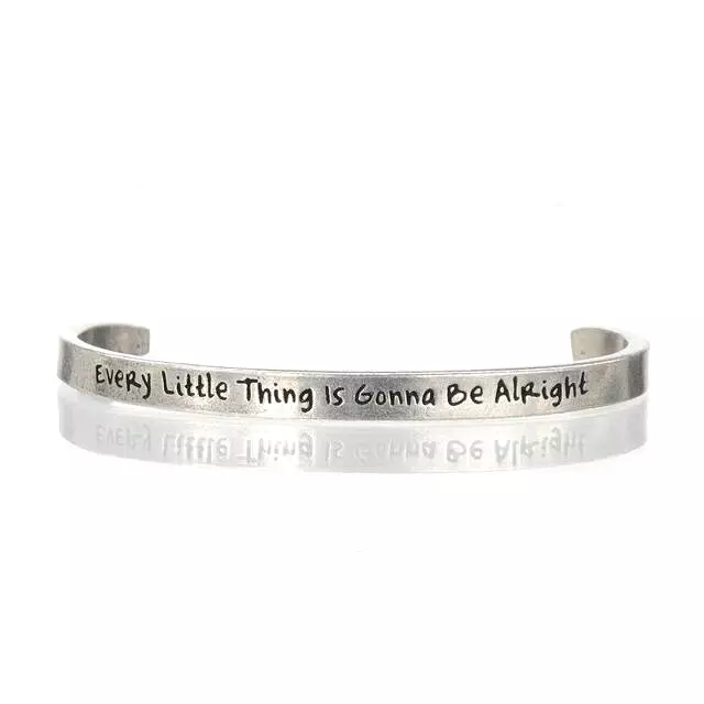 NEW! Mix & Match 2-Pieces Inspirational Cuff Bracelets Made in USA