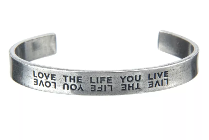 NEW! Mix & Match 2-Pieces Quotable Cuff Bracelets Made in USA