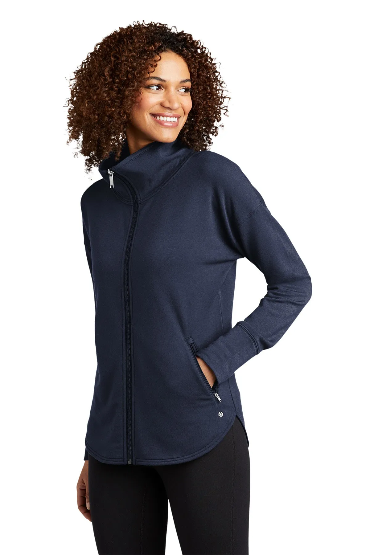 OGIO Ladies Luuma Custom Fleece Jackets, River Blue Nvy