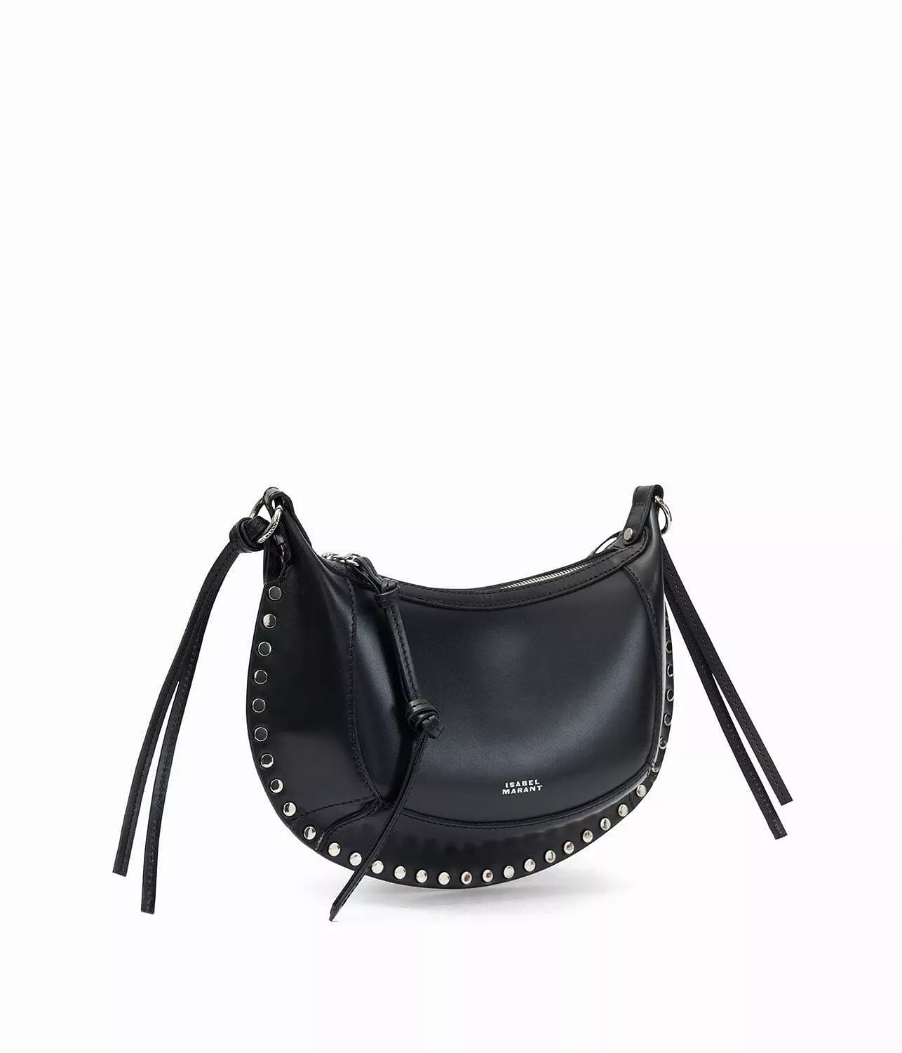 OSKAN MOON SHOULDER BAG- BLACK/SILVER