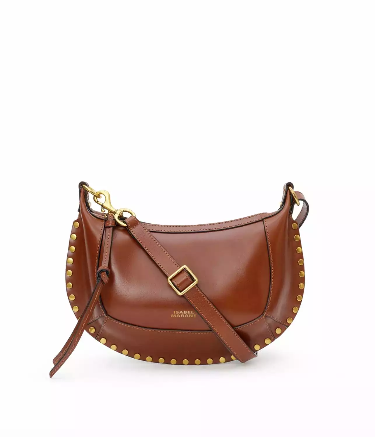 OSKAN MOON SHOULDER BAG- COGNAC