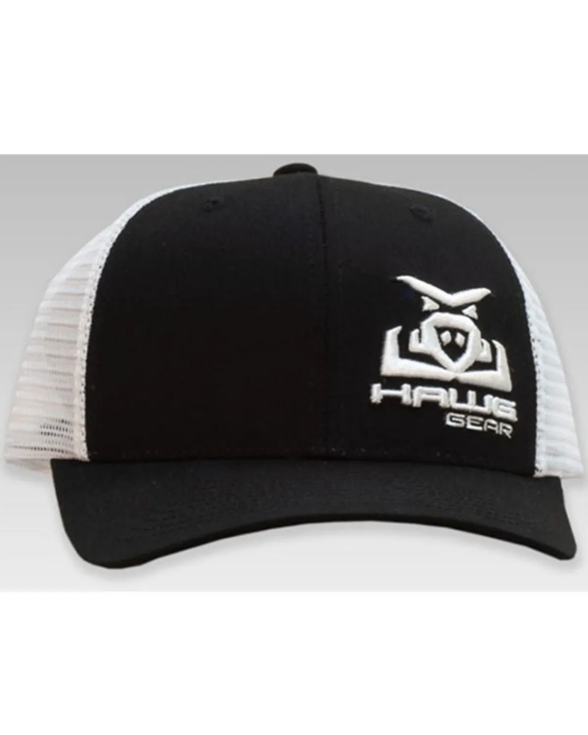 Product Name:  RopeSmart Men's Black & White Hawg Gear Embroidered Mesh-Back Trucker Cap