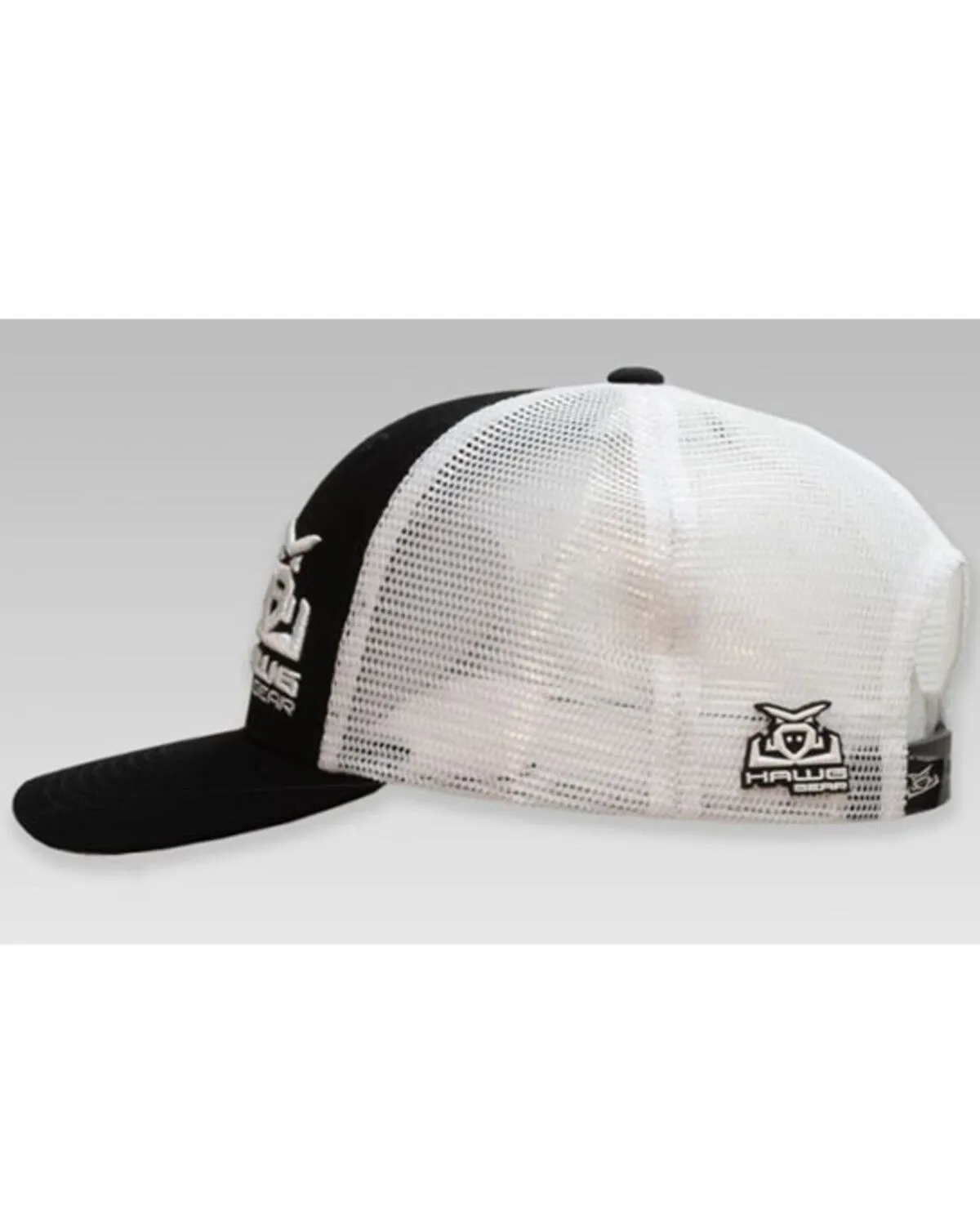 Product Name:  RopeSmart Men's Black & White Hawg Gear Embroidered Mesh-Back Trucker Cap