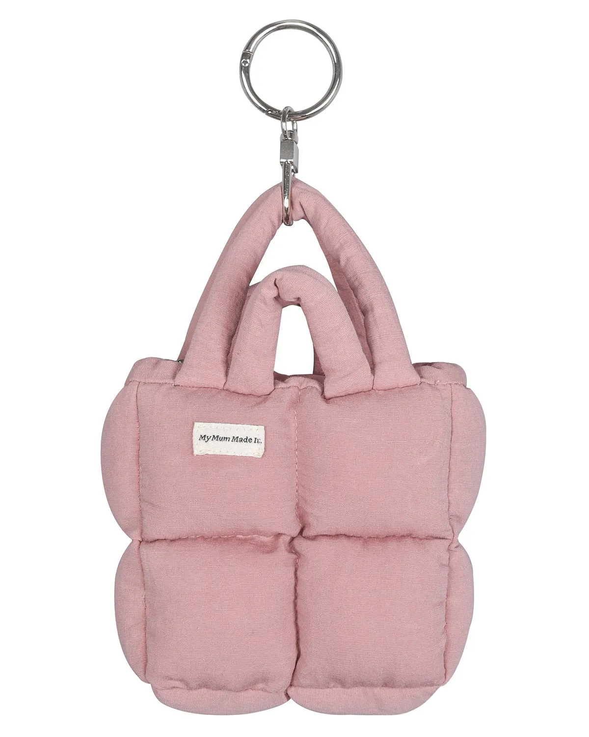 Puffer Mini Keychain Bag - Rose