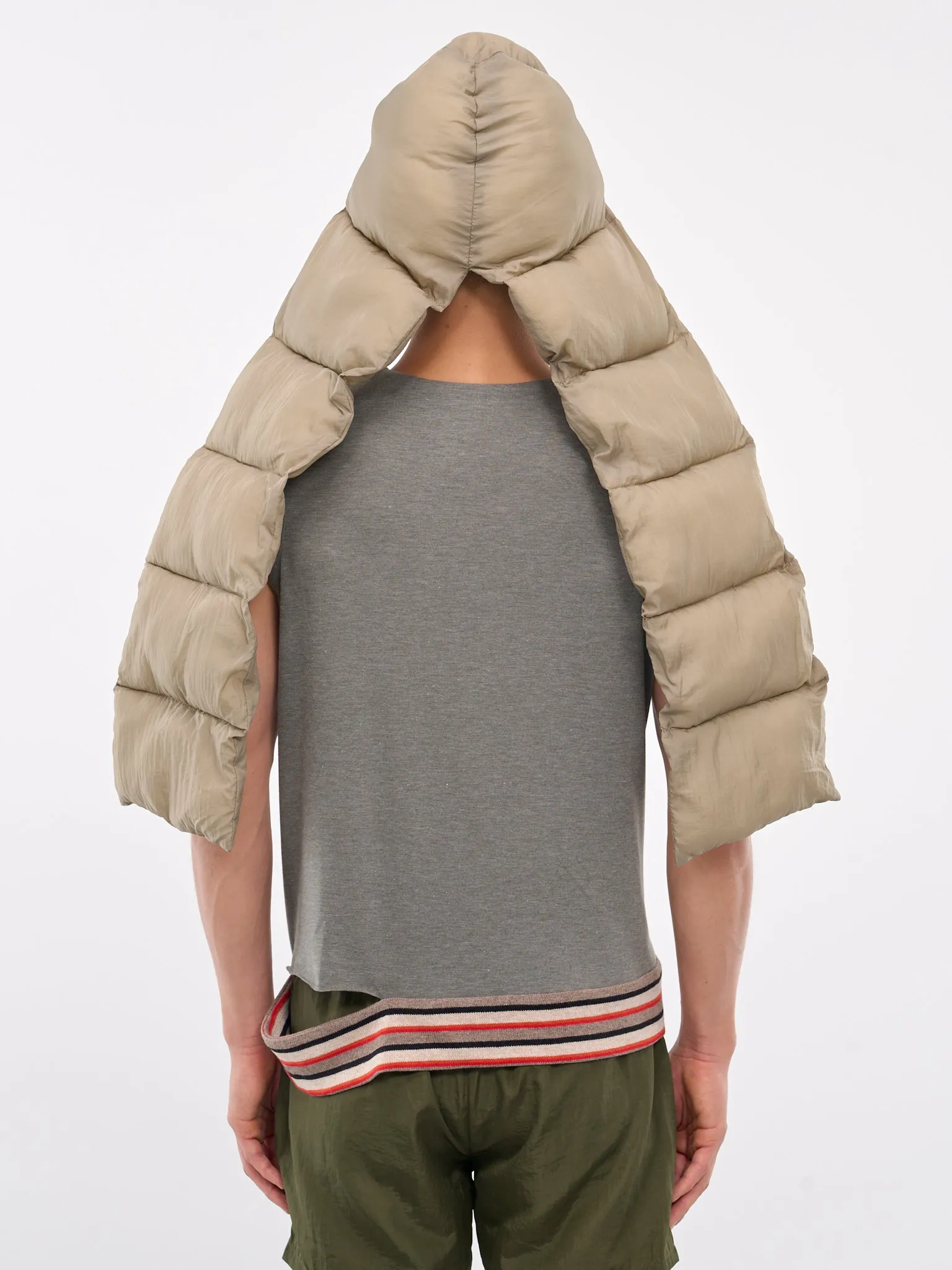 Puffer Scarf Cap (240041-KHAKI)