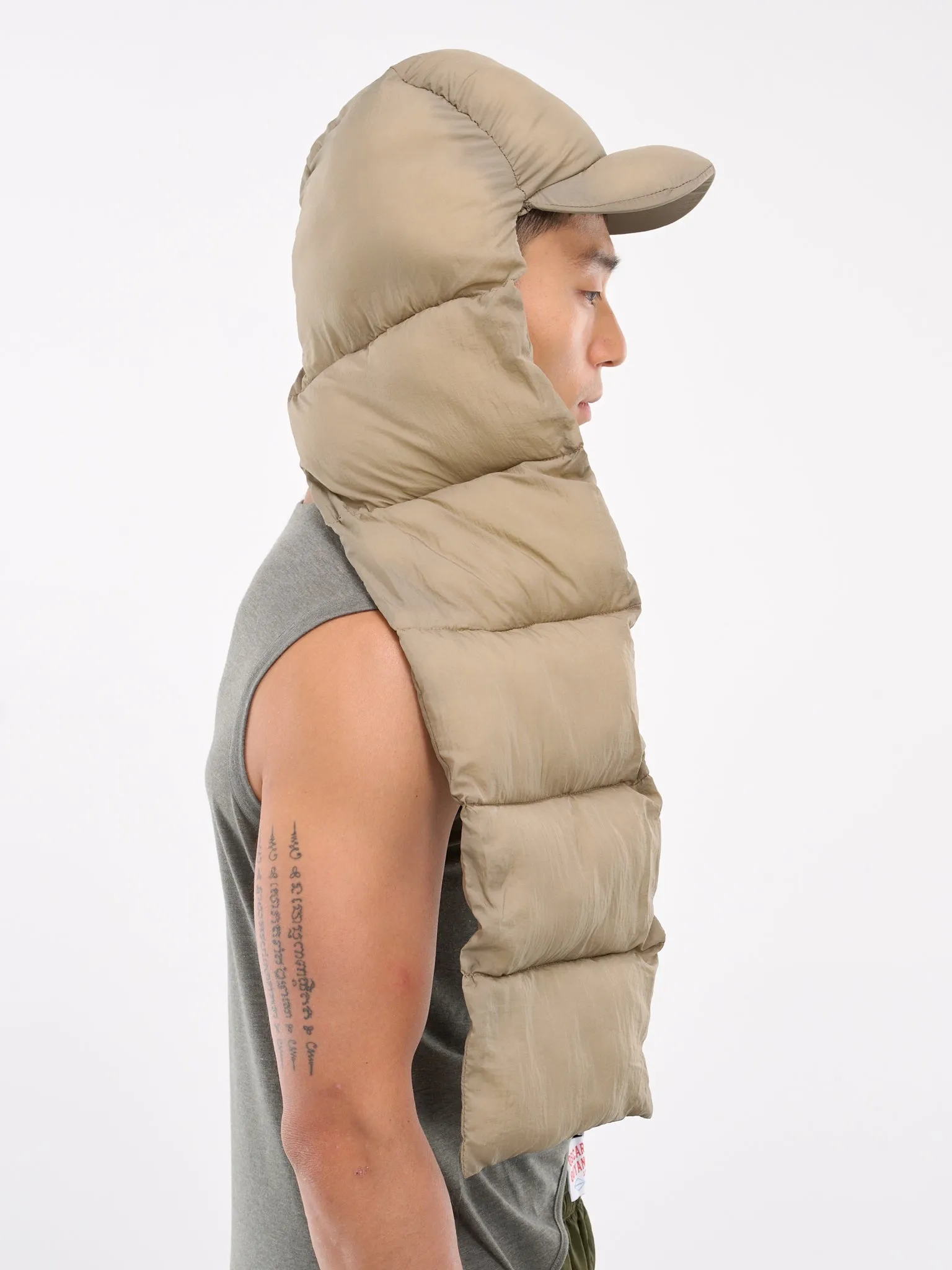 Puffer Scarf Cap (240041-KHAKI)