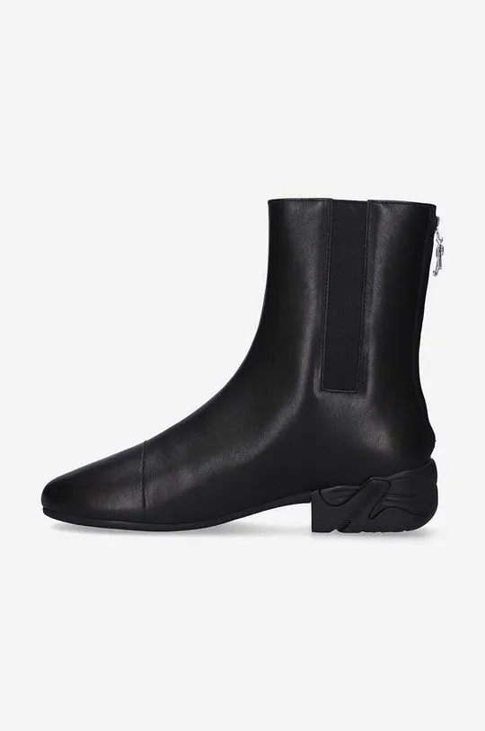 Raf Simons leather chelsea boots Solaris Hight men's black color