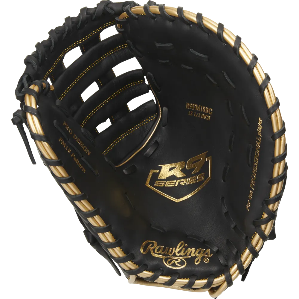 Rawlings R9 12.5 Baseball First Base Mitt: R9FM18BG