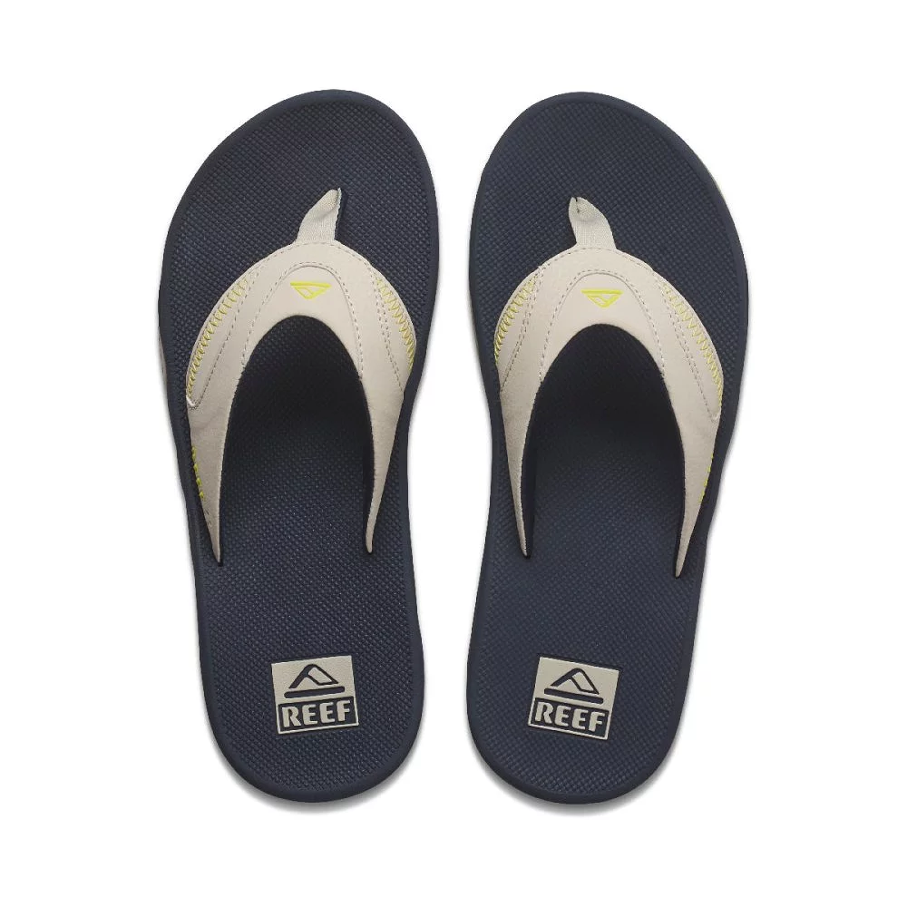 Reef Men's Fanning - Navy/Oak/Lime