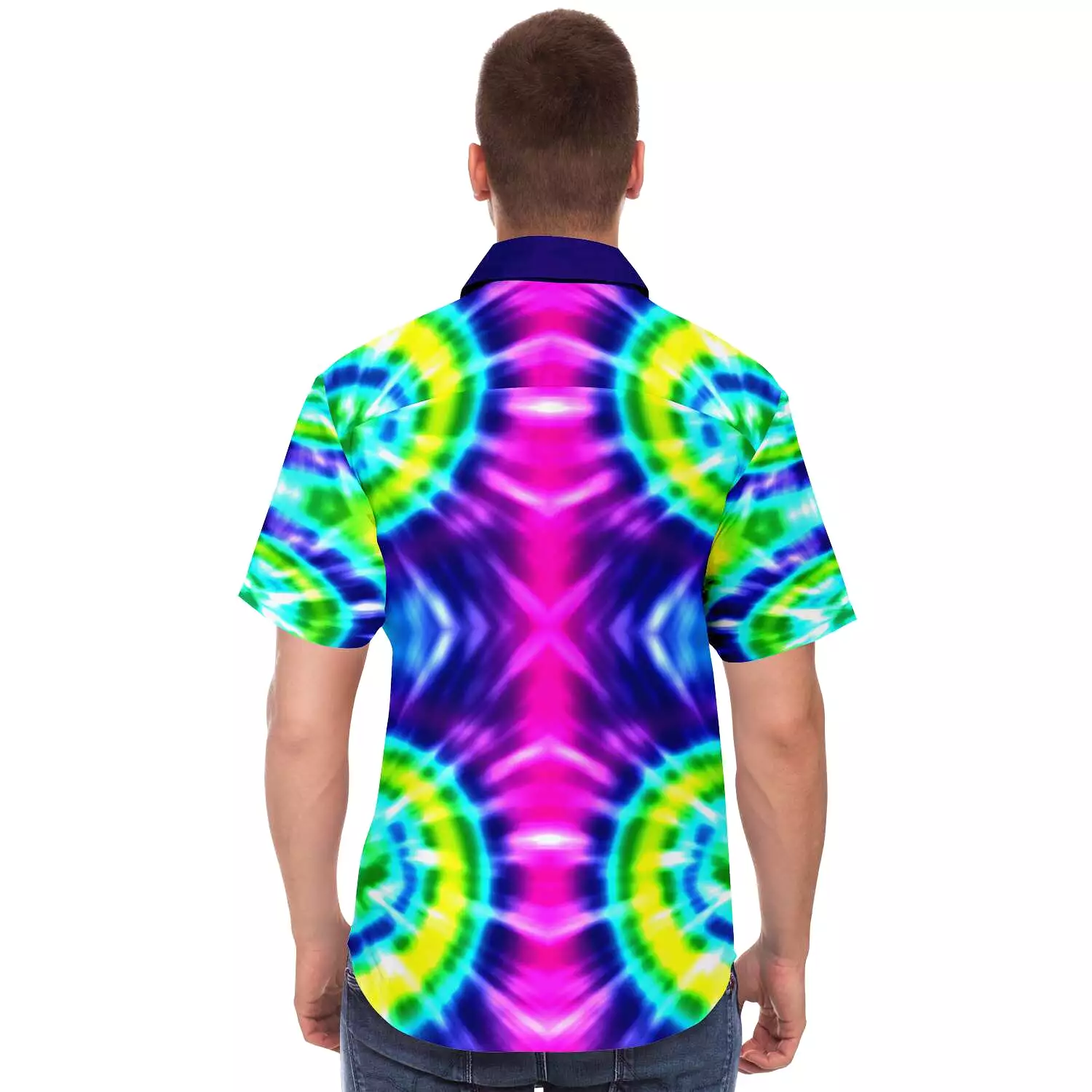 Rings of Saturn Short Sleeve Button Down Shirt