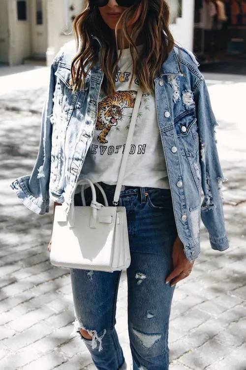 Ripped Denim Jackets