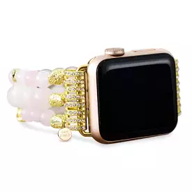 Rose Quartz Stretch Apple Watch Strap