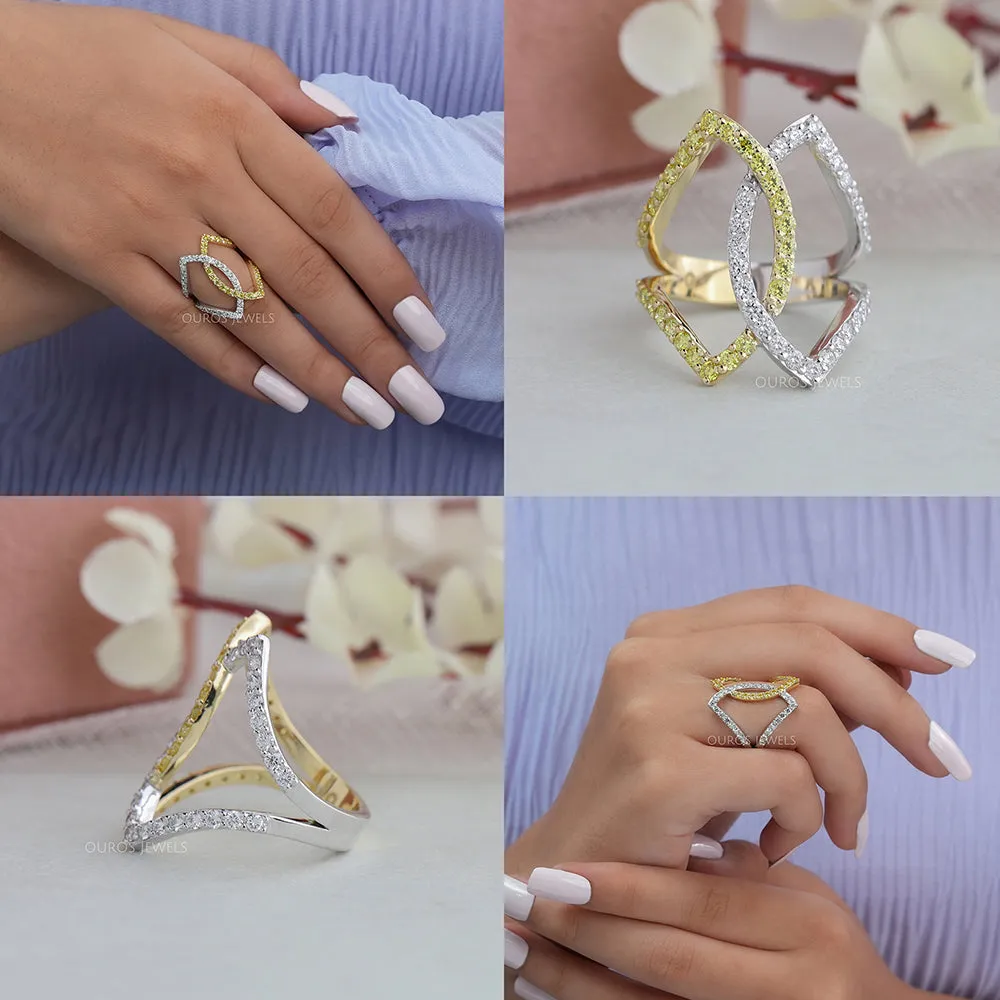 Round Cut Cocktail Party Wear Ring