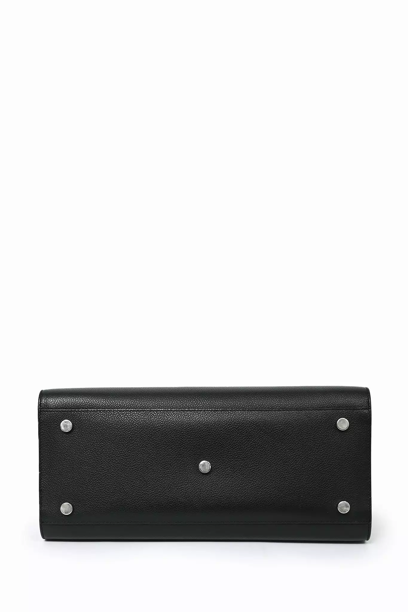 Saint Laurent 2017 Black Grained Leather Small Sac De Jour Top Handle Bag with Strap