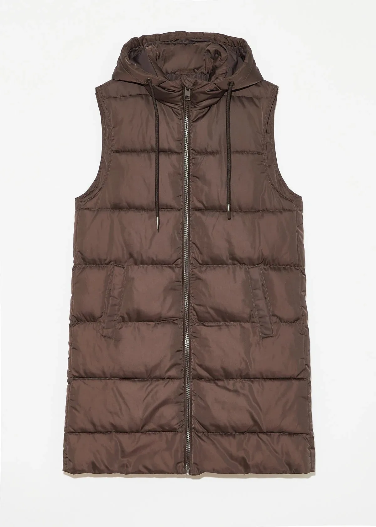 Sambucus Puffer Gilet - Chocolate