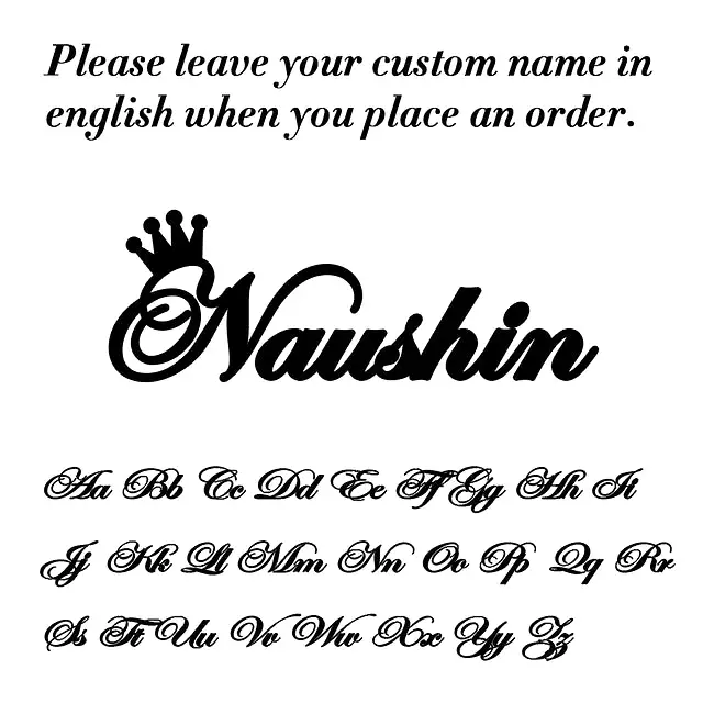 Shop i Style Custom Name Necklace Personalized Steel Color Stainless Steel Necklaces For Women Men