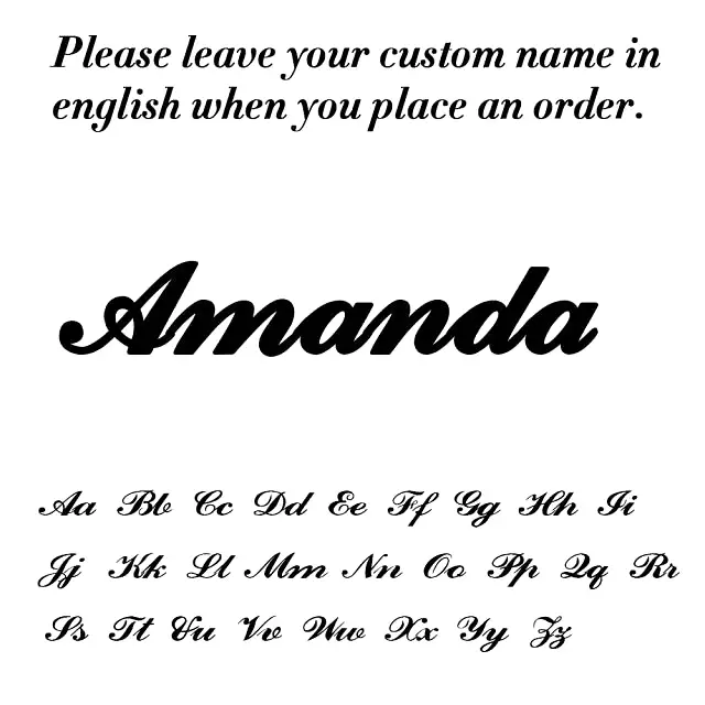 Shop i Style Custom Name Necklace Personalized Steel Color Stainless Steel Necklaces For Women Men