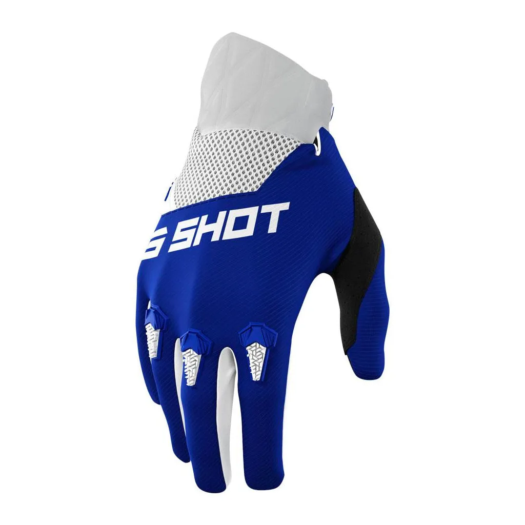 Shot - 2022 Devo Roll Blue/White Gloves