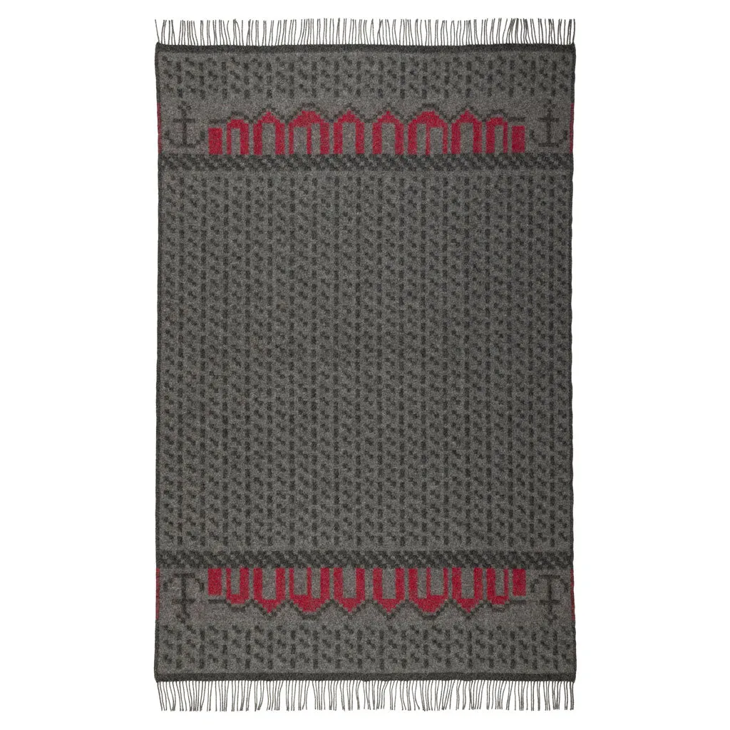 Skaft Gra Wool Blanket