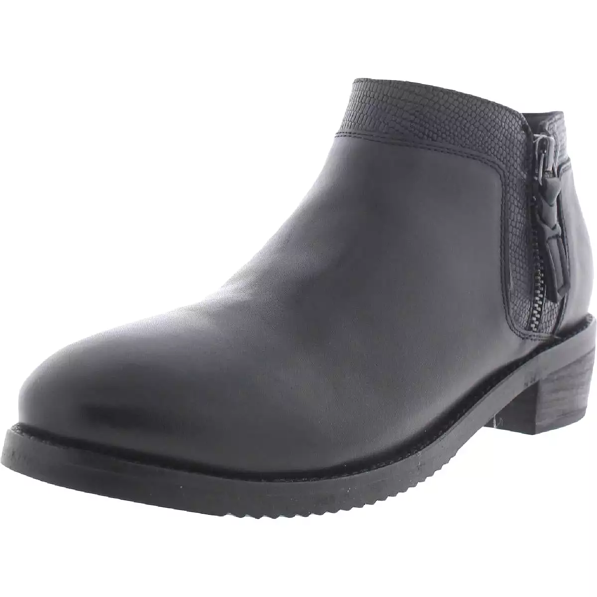 SoftWalk Womens Rubi Leather Casual Ankle Boots