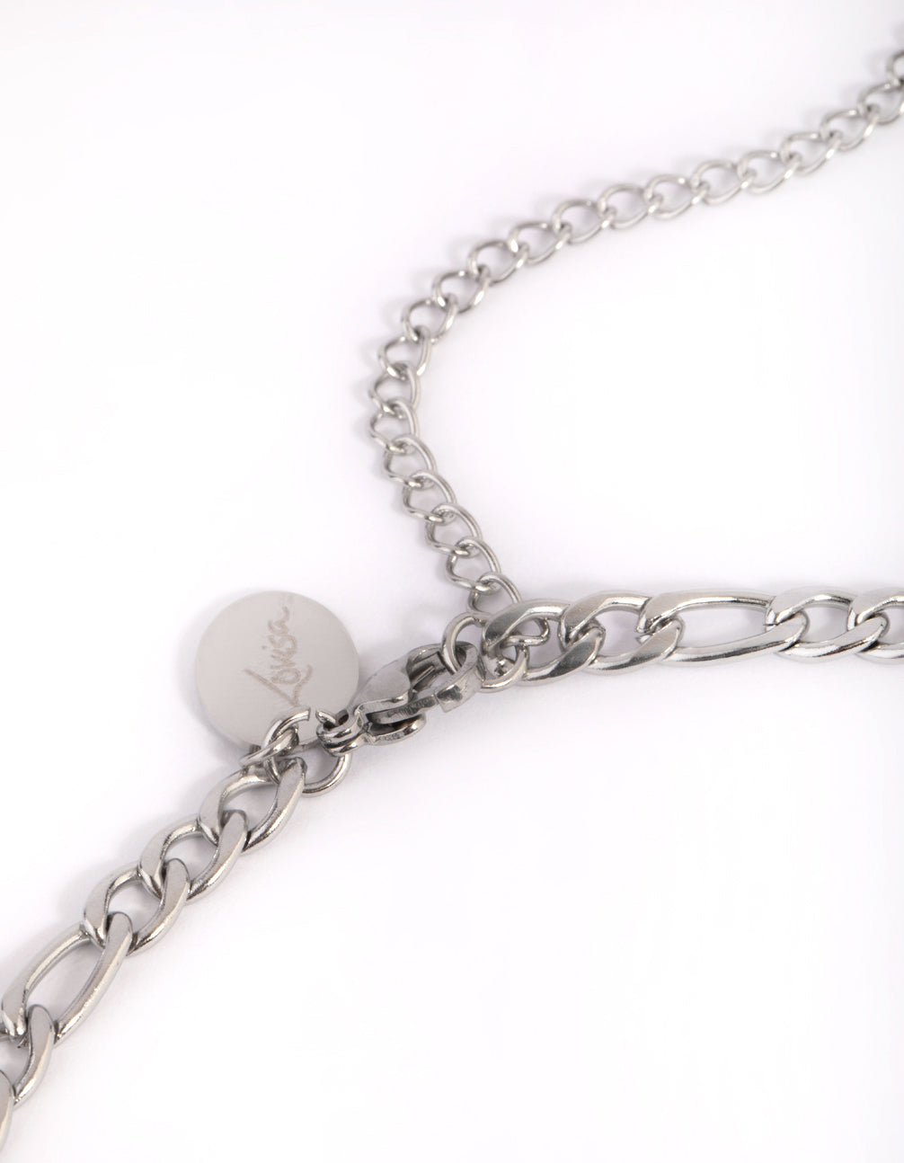 Stainless Steel Figaro Necklace