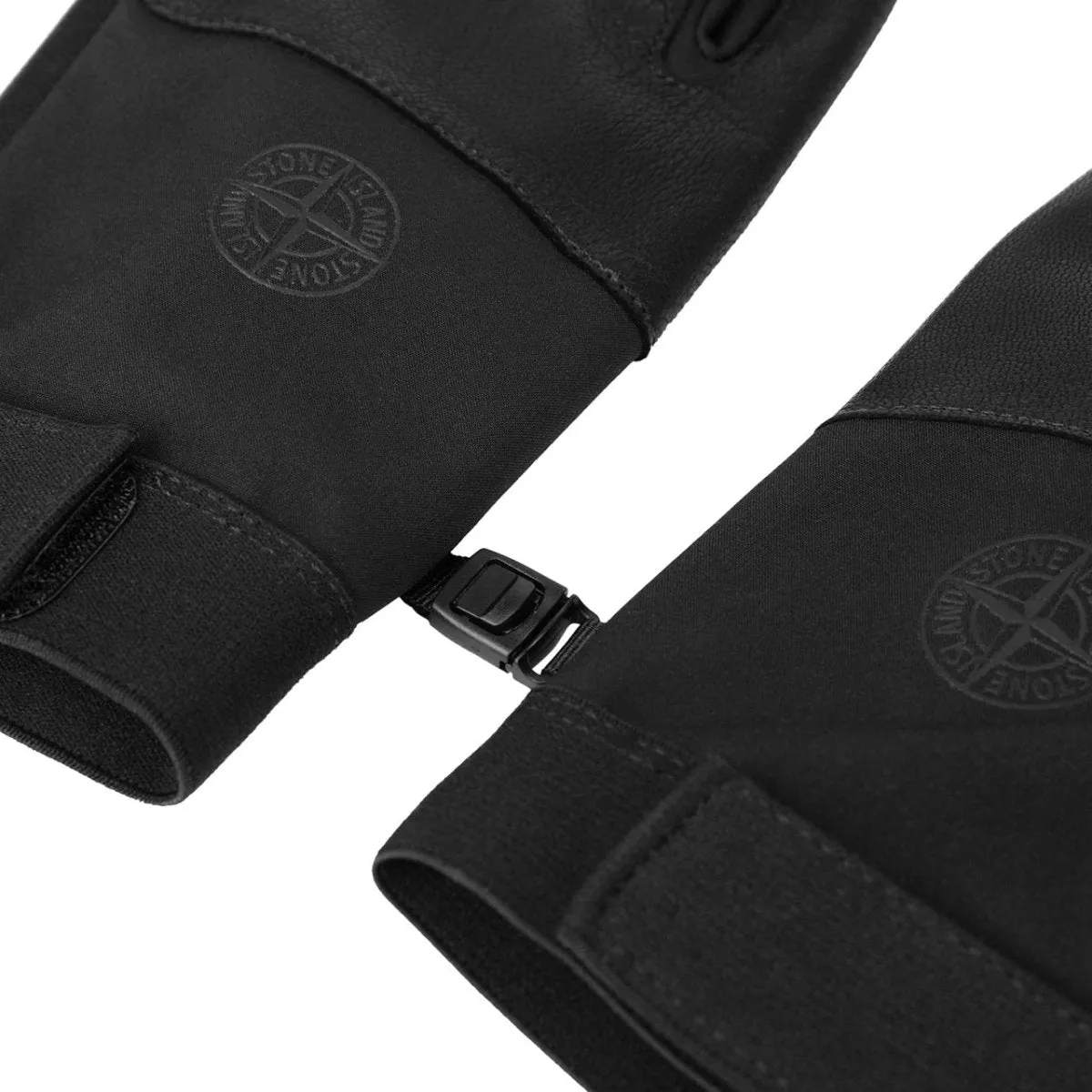 Stone Island Soft Shell-R Gloves (Black)