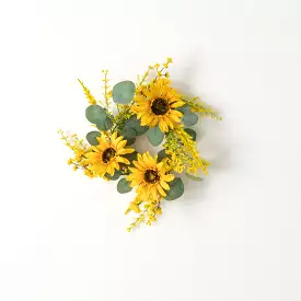 Sunflower Eucalyptus Mini Ring